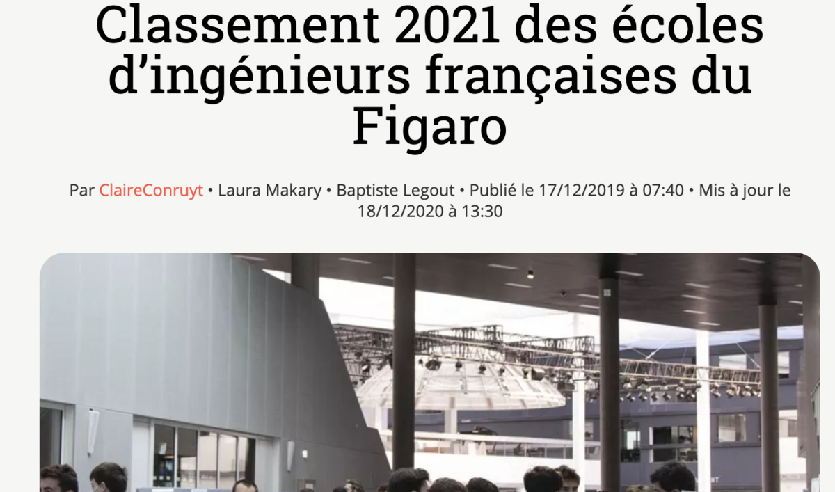 Classement des écoles d'ingénieurs françaises ESTIA — free download